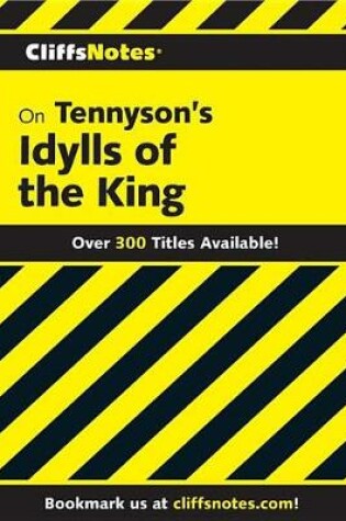 Cover of Cliffsnotes on Tennyson's Idylls of the King