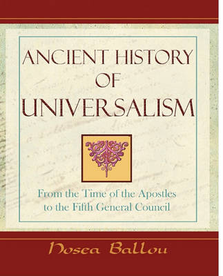 Book cover for Ancient History of Universalism