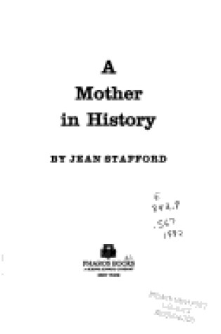 Cover of A Mother in History