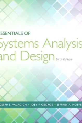 Cover of Essentials of Systems Analysis and Design