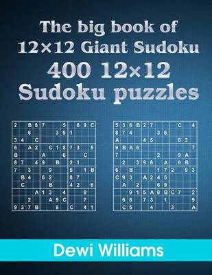 Book cover for The big book of 12 x 12 Giant Sudoku