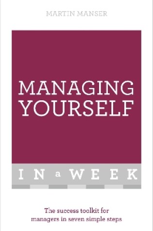 Cover of Managing Yourself In A Week