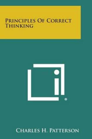 Cover of Principles of Correct Thinking