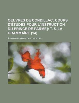 Book cover for Oeuvres de Condillac (14)