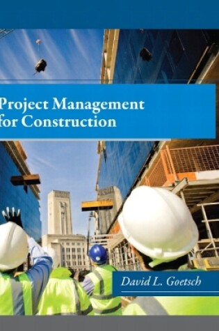 Cover of Project Management for Construction