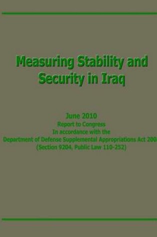Cover of Measuring Stability and Security in Iraq