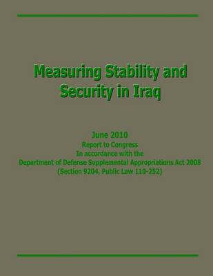 Book cover for Measuring Stability and Security in Iraq