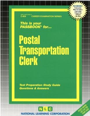 Book cover for Postal Transportation Clerk (U.S.P.S.)