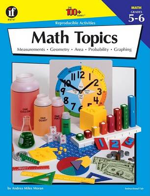 Book cover for The 100+ Series Math Topics, Grades 5-6
