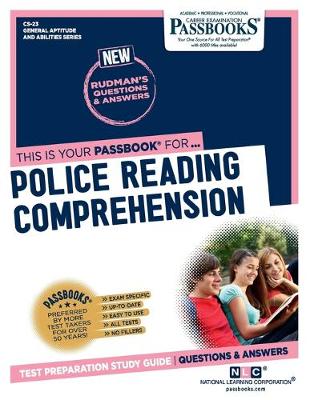 Book cover for Police Reading Comprehension (CS-23)