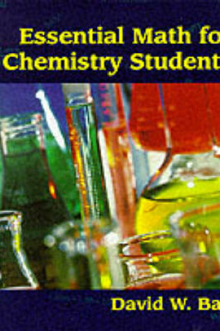 Cover of Essential Mathematics for Chemistry