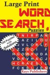 Book cover for Large Print Word Search Puzzles