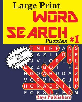 Cover of Large Print Word Search Puzzles