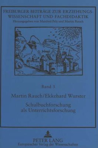 Cover of Schulbuchforschung ALS Unterrichtsforschung