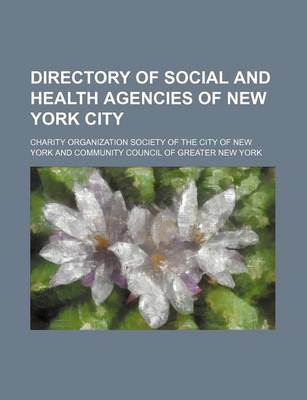 Book cover for Directory of Social and Health Agencies of New York City