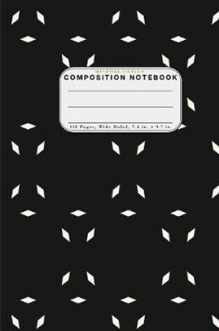 Cover of Wide Ruled Composition Notebook Minimal Design