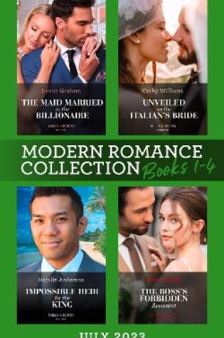 Cover of Modern Romance July 2023 Books 1-4