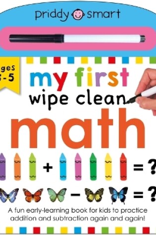 Cover of My First Wipe Clean: Math