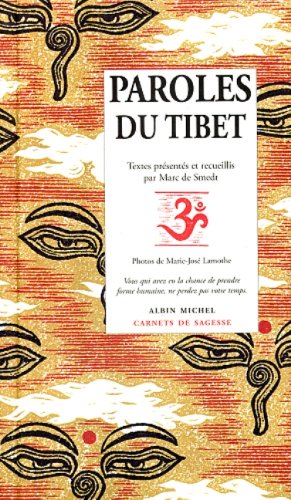 Cover of Paroles Du Tibet