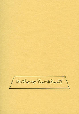 Book cover for Anthony Earnshaw