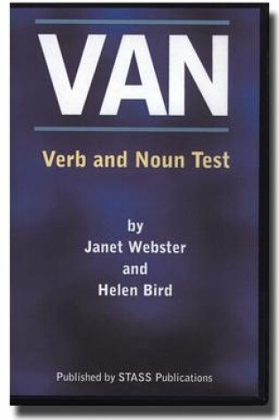 Cover of Van-verb and Noun Test