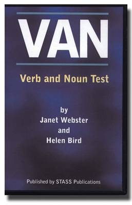 Book cover for Van-verb and Noun Test