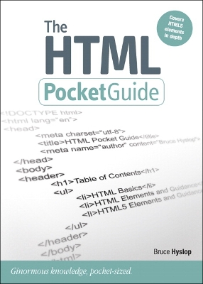 Book cover for HTML Pocket Guide, The