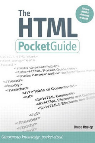Cover of HTML Pocket Guide, The