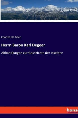 Cover of Herrn Baron Karl Degeer