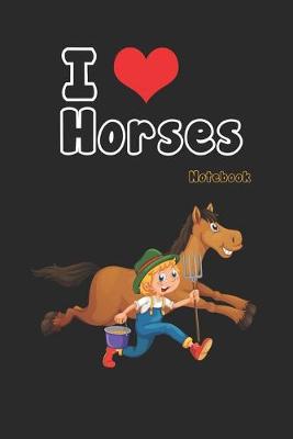 Book cover for I love Horses