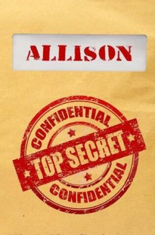 Cover of Allison Top Secret Confidential