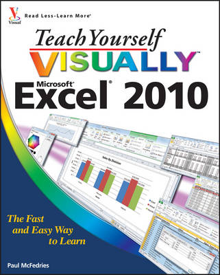 Book cover for Teach Yourself VISUALLY Excel 2010