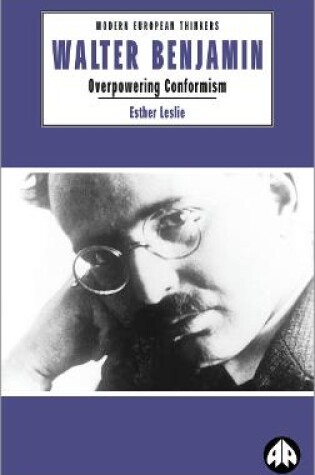 Cover of Walter Benjamin