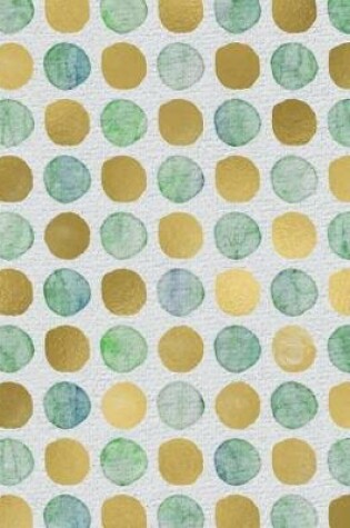 Cover of Sea Glass Dots Notebook - Wide Ruled