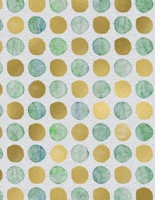 Book cover for Sea Glass Dots Notebook - Wide Ruled