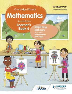 Book cover for Cambridge Primary Mathematics Learner's Book 6 Second Edition