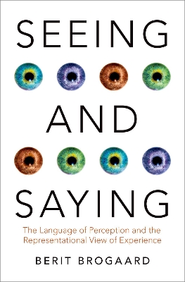 Cover of Seeing and Saying