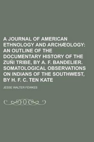 Cover of A Journal of American Ethnology and Archaeology