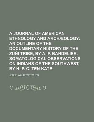Book cover for A Journal of American Ethnology and Archaeology