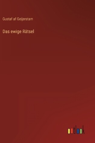 Cover of Das ewige Rätsel