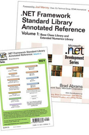 Cover of Online Bundle of .NET Framework Standard Library Annotated Reference, Volume 1 and .NET Class Libraries Reference Poster