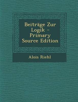 Book cover for Beitrage Zur Logik