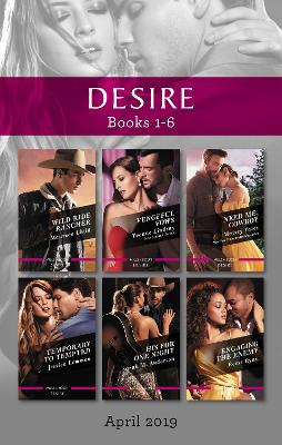 Book cover for Desire Box Set 1-6/Wild Ride Rancher/Vengeful Vows/Need Me, Cowboy/Temporary to Tempted/His for One Night/Engaging the Enemy