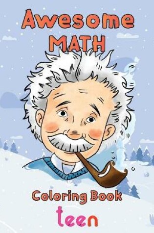 Cover of Awesome Math coloring book teen