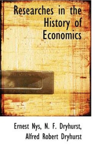 Cover of Researches in the History of Economics