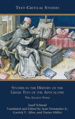 Cover of Studies in the History of the Greek Text of the Apocalypse