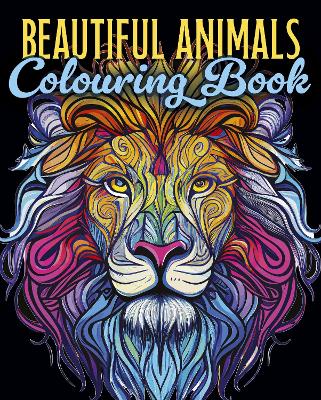 Book cover for Beautiful Animals Colouring Book