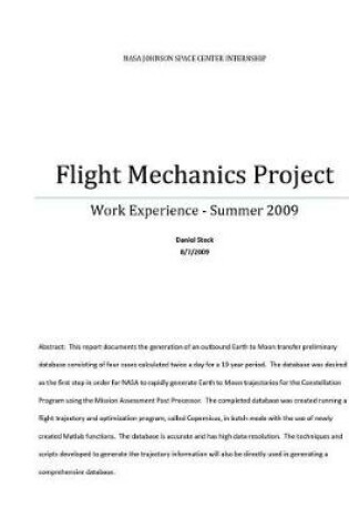 Cover of Flight Mechanics Project