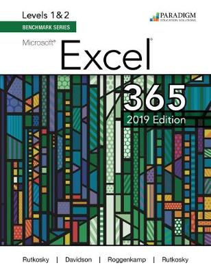 Book cover for Benchmark Series: Microsoft Excel 2019 Levels 1&2