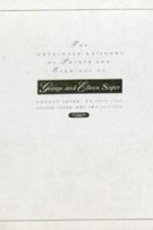 Cover of The Catalogue Raisonne of Prints and Etchings of George and Eileen Soper